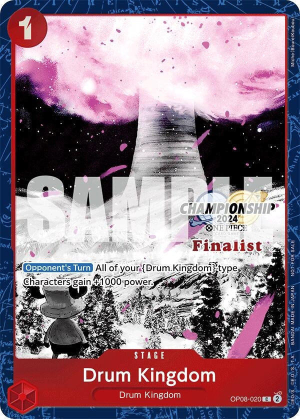 Image for Drum Kingdom (Championship 2024 Finalist Card Set Vol. 2) (OP08-020) [One Piece Promotion Cards]
