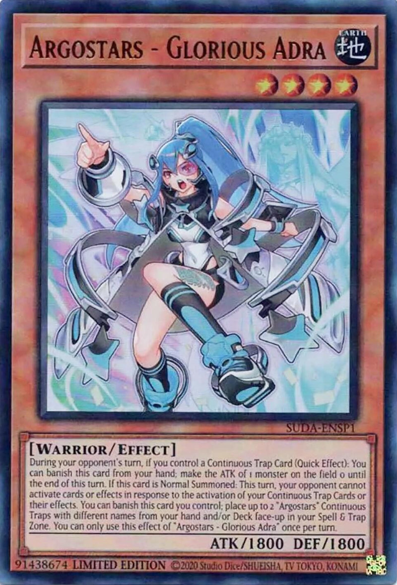 Image for Argostars - Glorious Adra (SUDA-ENSP1) (SUDA-ENSP1) (Supreme Darkness) - YuGiOh