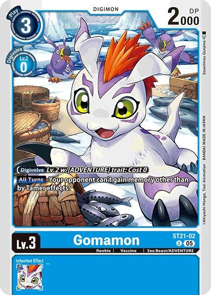 Image for Gomamon (ST21-02 U) (Starter Deck 21: Hero of Hope) (ST-21) - Digimon Card Game