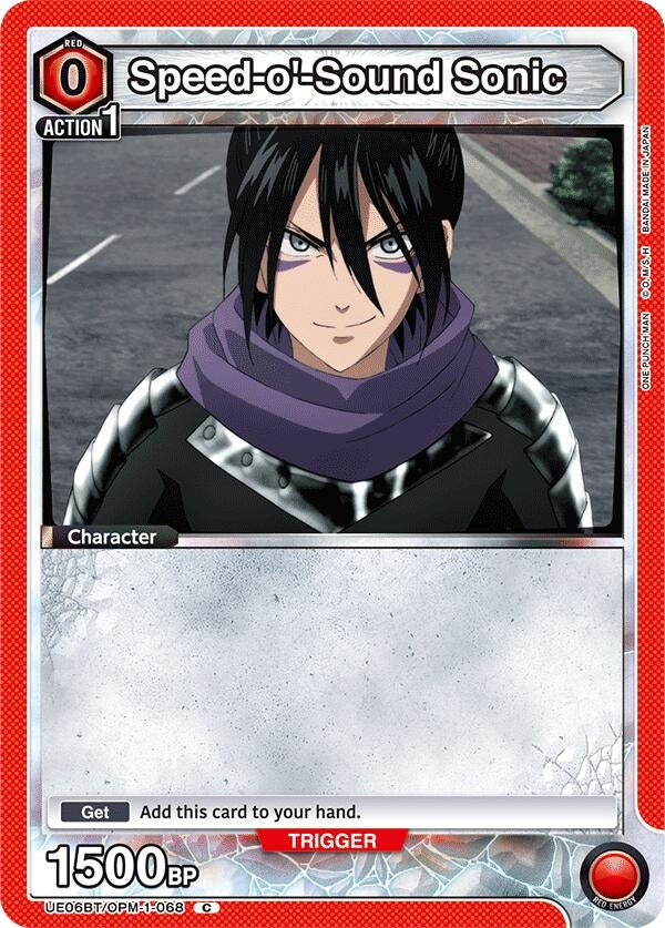 Image for Speed-o'-Sound Sonic (068) (Box Topper Foil) (UE06BT/OPM-1-068) [UE06BT]