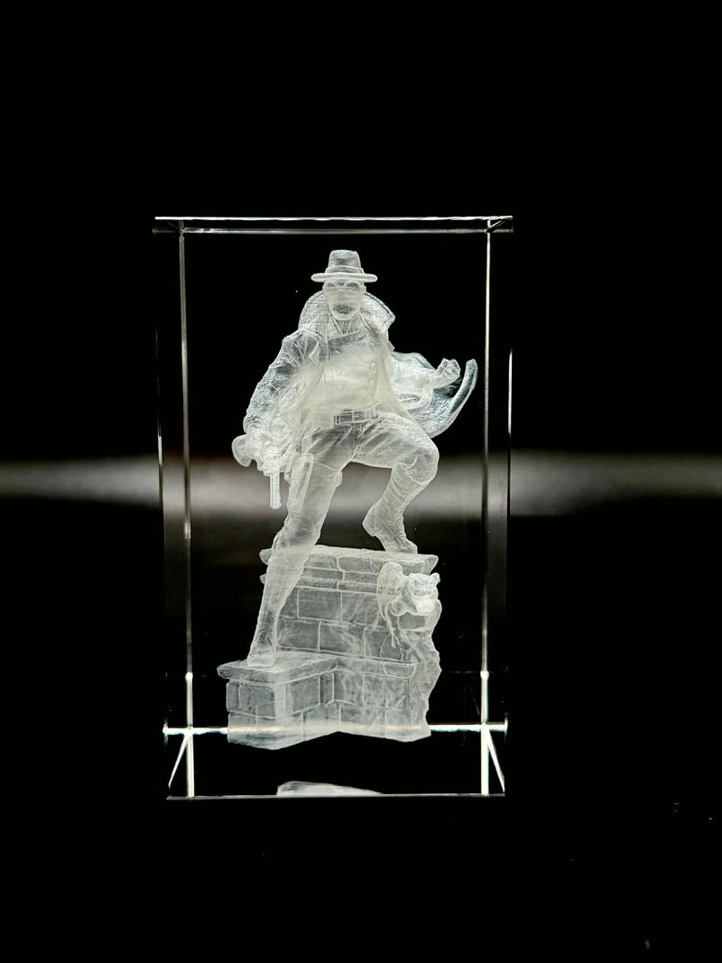 Marvel-Inspired 3D Laser Engraved Crystal – K9 Optical Glass Collectible Display