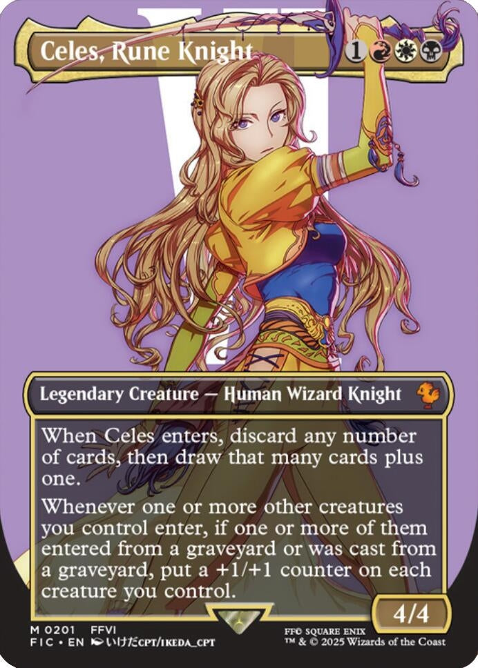 Image for Celes, Rune Knight (Borderless) (201) [FIC]