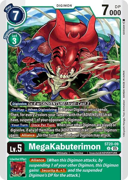 Image for MegaKabuterimon (ST20-09 U) (Starter Deck 20: Protector of Light) (ST-20) - Digimon Card Game