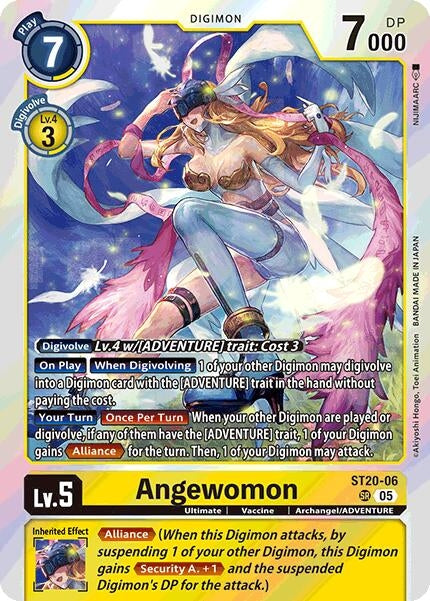 Image for Angewomon (ST20-06 SR) (Starter Deck 20: Protector of Light) (ST-20) - Digimon Card Game