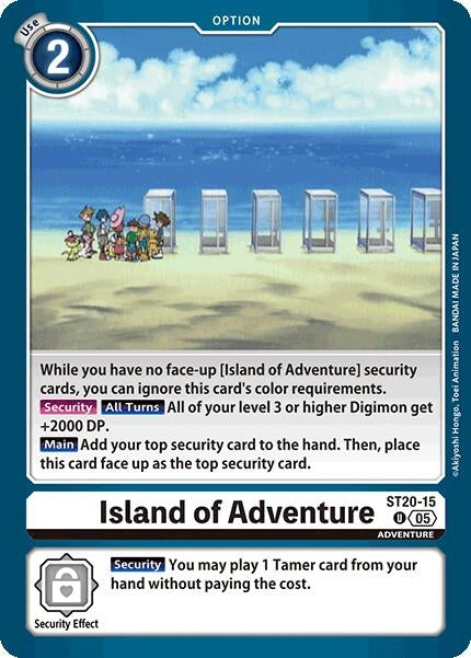 Image for Island of Adventure (ST20-15 U) (Starter Deck 20: Protector of Light) (ST-20) - Digimon Card Game