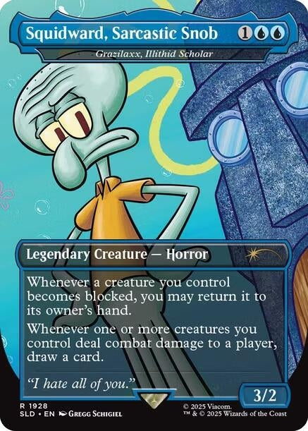 Image for Squidward, Sarcastic Snob [SLD]