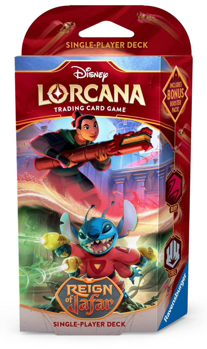 Image for Disney Lorcana: Reign of Jafar Starter Deck (Ruby & Steel) [8]