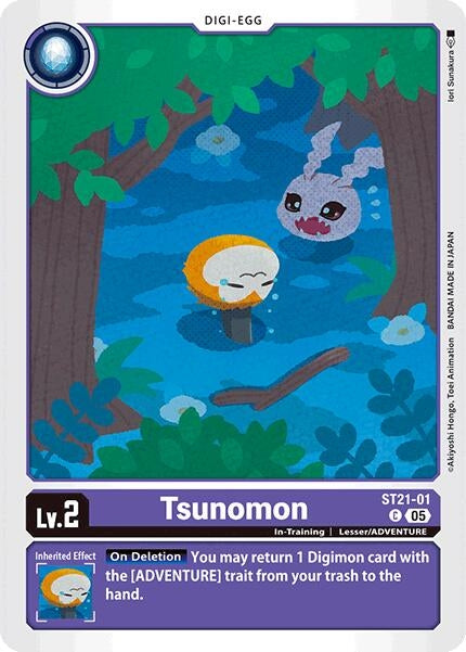 Image for Tsunomon (ST21-01 C) (Starter Deck 21: Hero of Hope) (ST-21) - Digimon Card Game