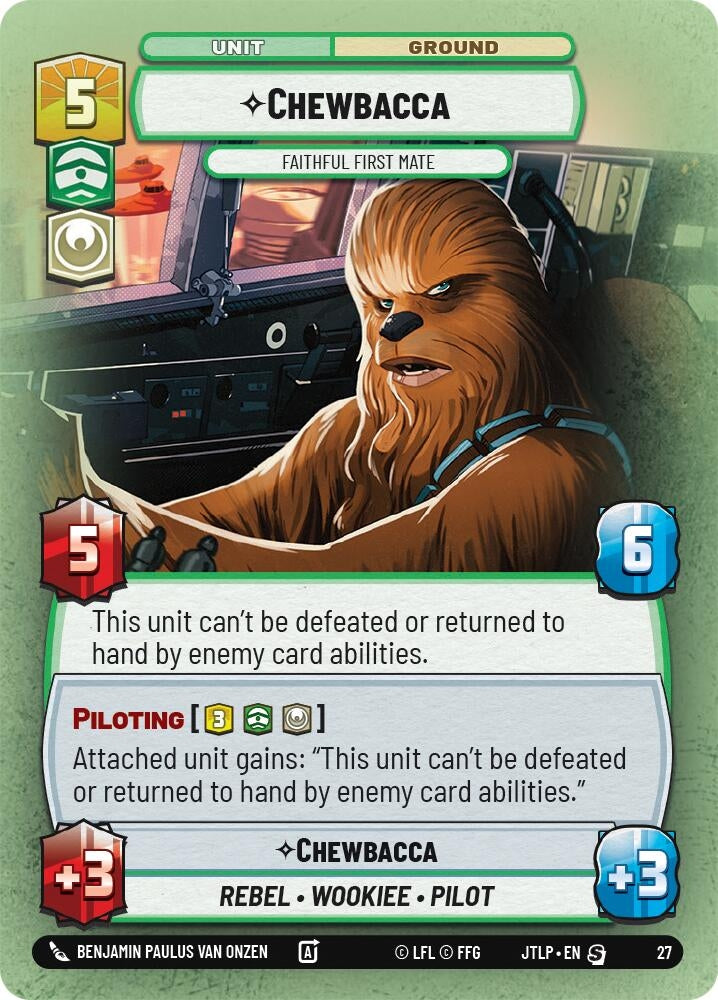 Image for Chewbacca - Faithful First Mate (Foil) (27) (JTL-WPP)