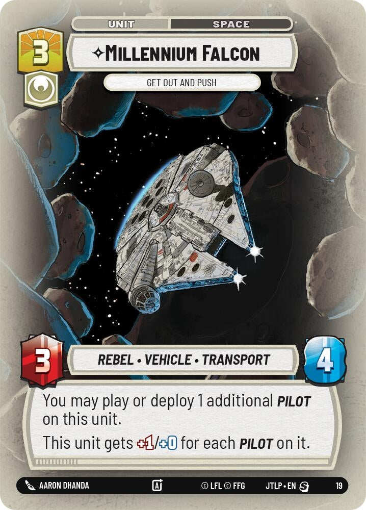 Image for Millennium Falcon - Get Out And Push (19) (JTL-WPP)