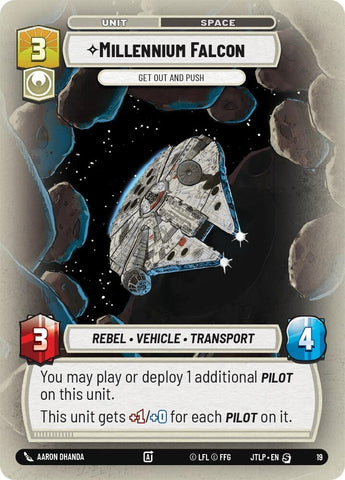 Image for Millennium Falcon - Get Out And Push (19) (JTL-WPP)
