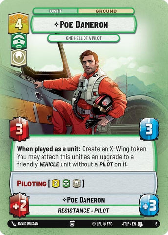 Image for Poe Dameron - One Hell of a Pilot (6) (JTL-WPP)