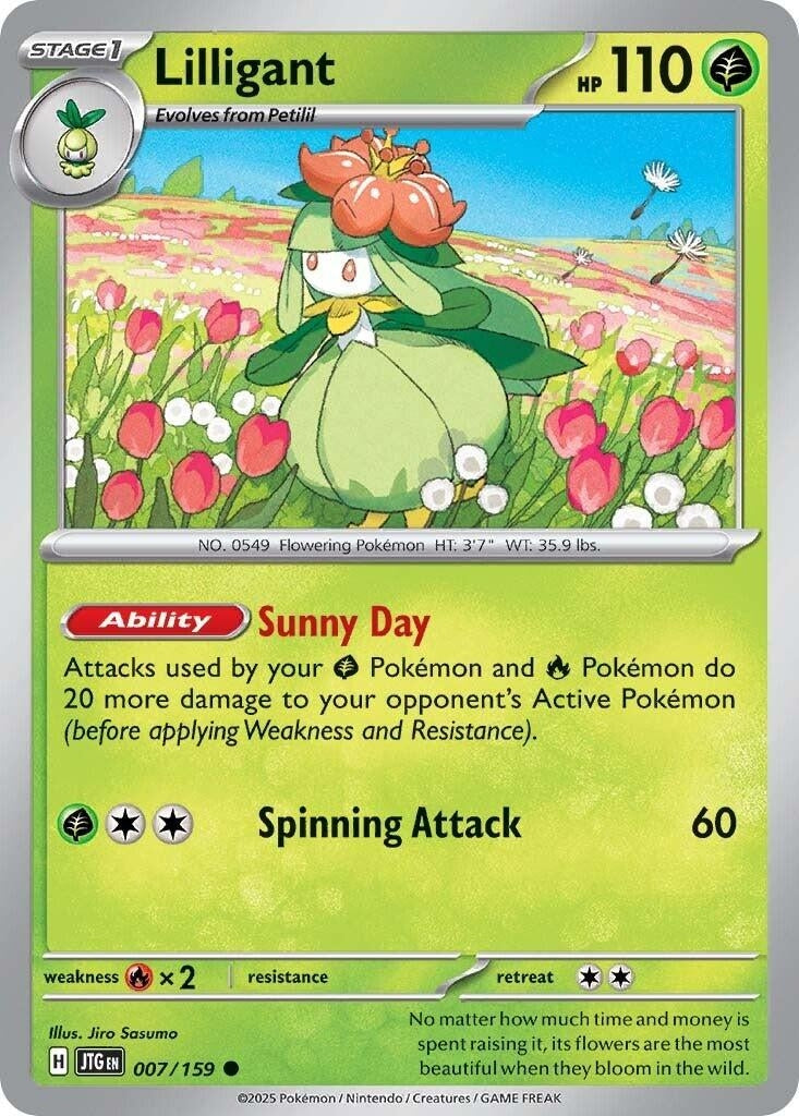 Image for Lilligant (007/159) (SV09: Journey Together) - Pokemon