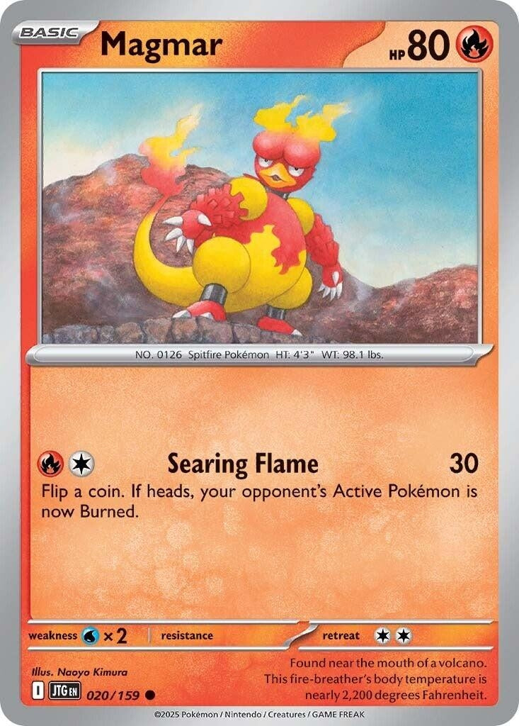 Image for Magmar (020/159) (SV09: Journey Together) - Pokemon