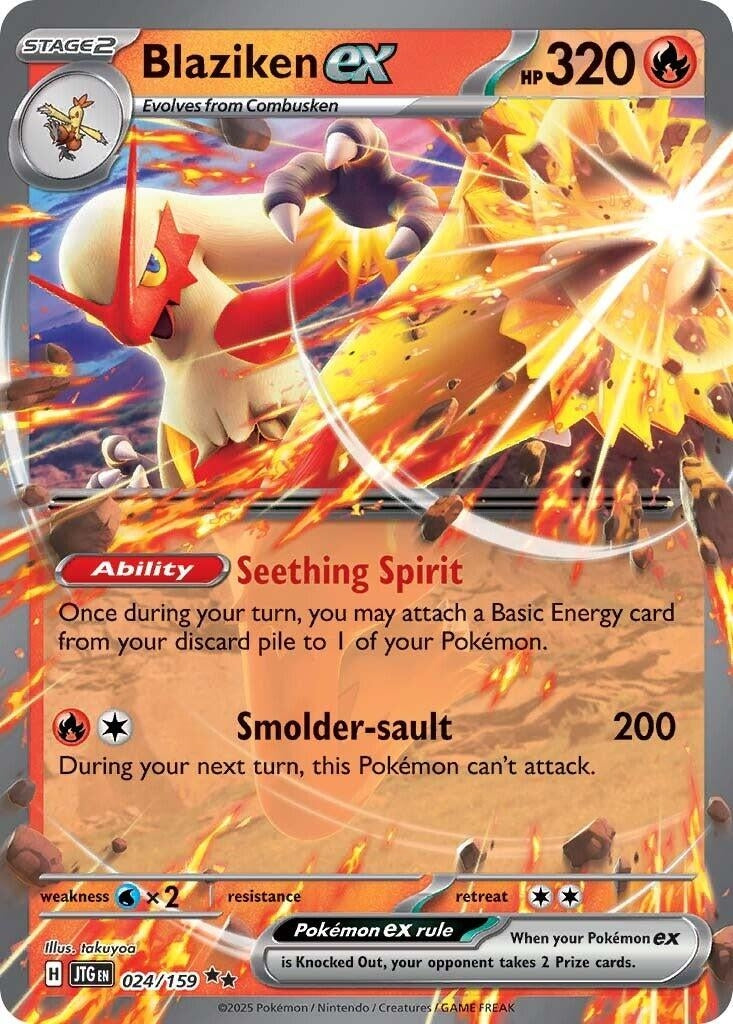 Image for Blaziken ex (024/159) (SV09: Journey Together) - Pokemon