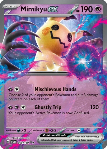 Image for Mimikyu ex (069/159) (SV09: Journey Together) - Pokemon