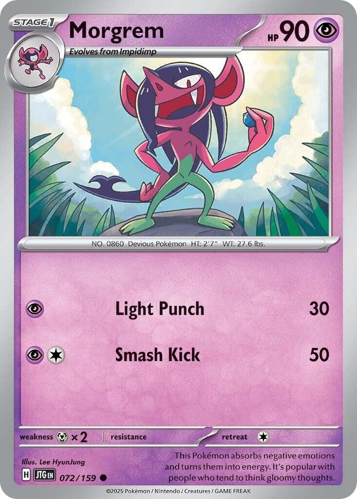 Image for Morgrem (072/159) (SV09: Journey Together) - Pokemon