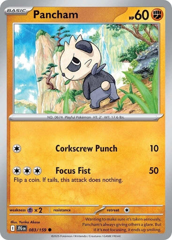 Image for Pancham (083/159) (SV09: Journey Together) - Pokemon