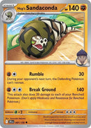 Image for Hop's Sandaconda (087/159) (SV09: Journey Together) - Pokemon
