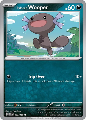 Image for Paldean Wooper (093/159) (SV09: Journey Together) - Pokemon