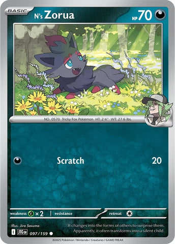 Image for N's Zorua (097/159) (SV09: Journey Together) - Pokemon