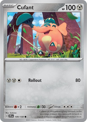Image for Cufant (109/159) (SV09: Journey Together) - Pokemon
