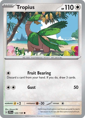 Image for Tropius (123/159) (SV09: Journey Together) - Pokemon