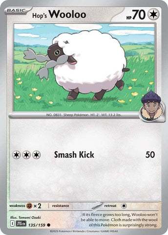 Image for Hop's Wooloo (135/159) (SV09: Journey Together) - Pokemon
