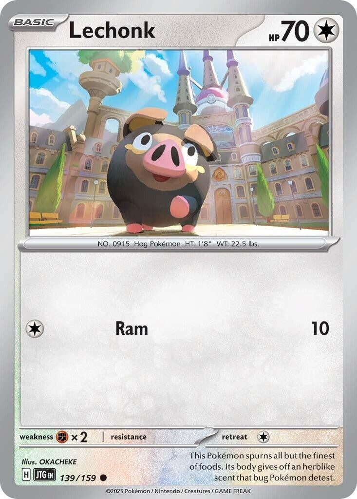 Image for Lechonk (139/159) (SV09: Journey Together) - Pokemon