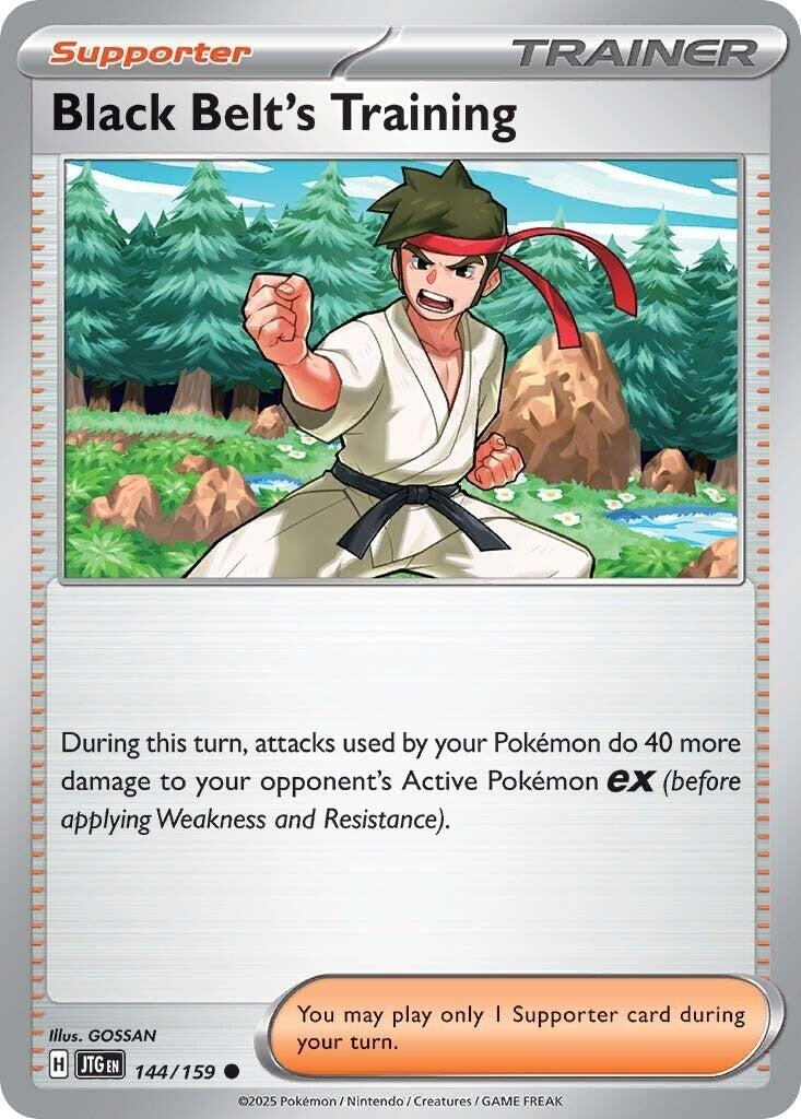 Image for Black Belt's Training (144/159) (SV09: Journey Together) - Pokemon