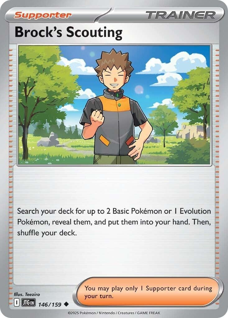Image for Brock's Scouting (146/159) (SV09: Journey Together) - Pokemon