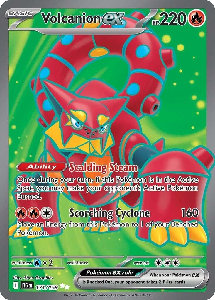 Image for Volcanion ex (171/159) (SV09: Journey Together) - Pokemon