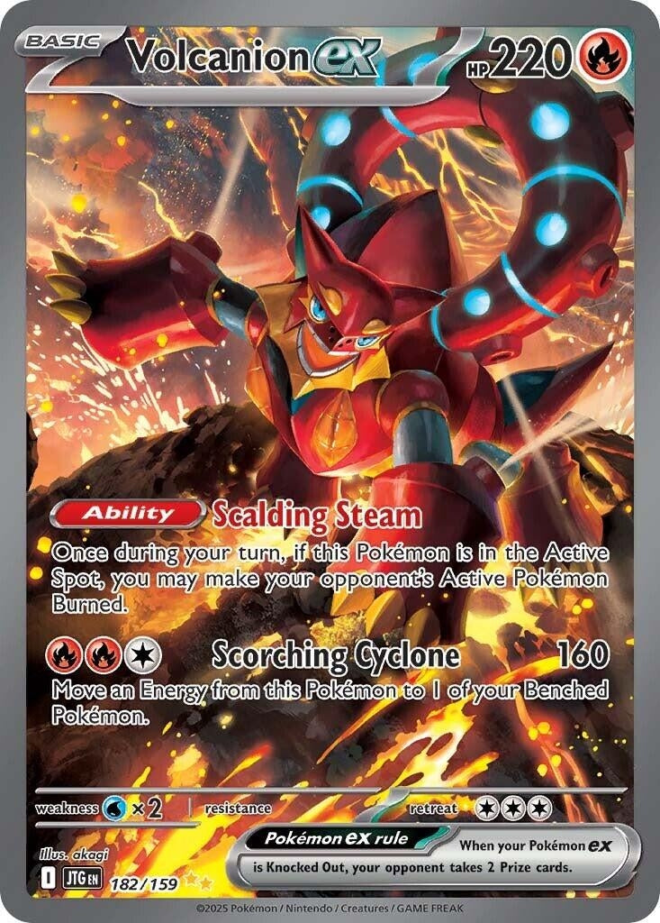 Image for Volcanion ex (182/159) (SV09: Journey Together) - Pokemon