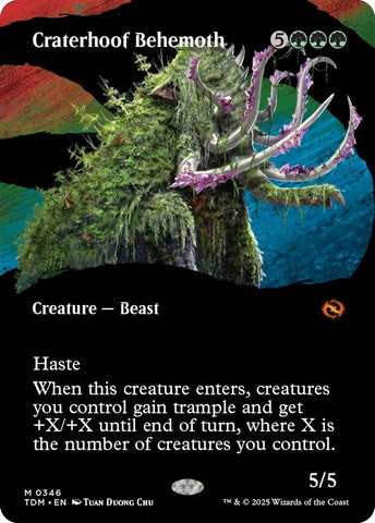 Image for Craterhoof Behemoth (Borderless) (346) (TDM)