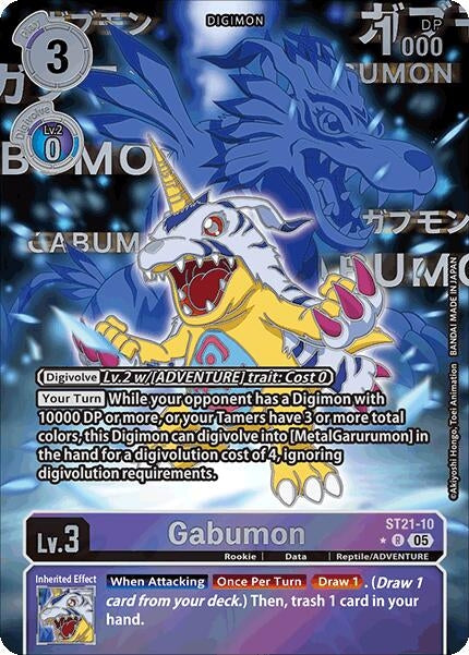 Image for Gabumon (Rare Pull) (ST21-10 R) (Starter Deck 21: Hero of Hope) (ST-21) - Digimon Card Game