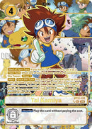 Image for Tai Kamiya (Rare Pull) (BT21-102 SEC) (World Convergence) (BT-21) - Digimon Card Game
