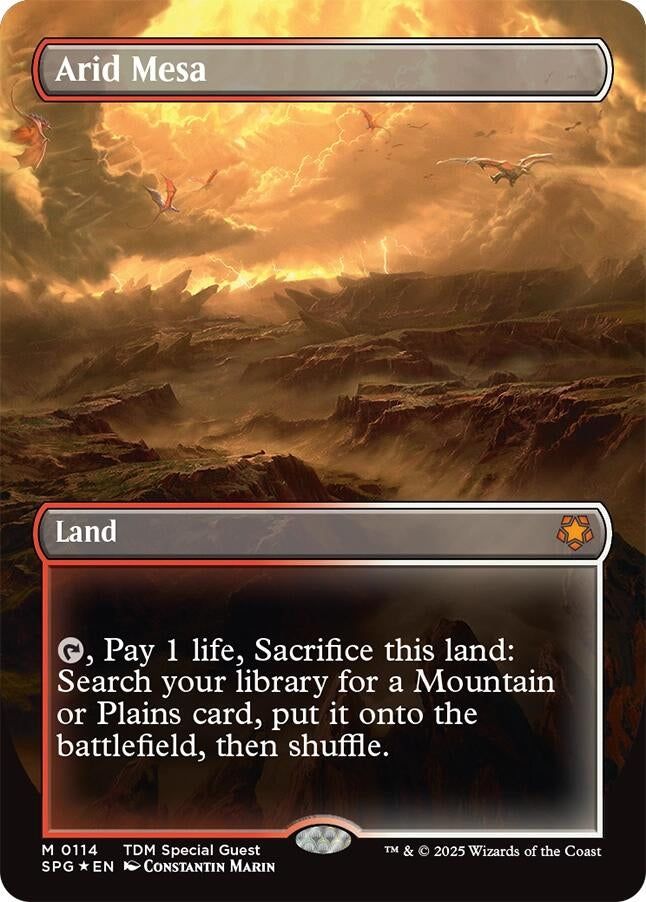 Image for Arid Mesa (Borderless) (Dragonscale Foil) (114) (SPG)