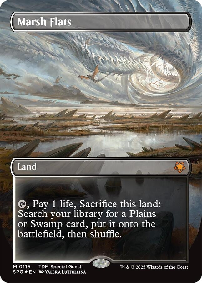 Image for Marsh Flats (Borderless) (Dragonscale Foil) (115) (SPG)
