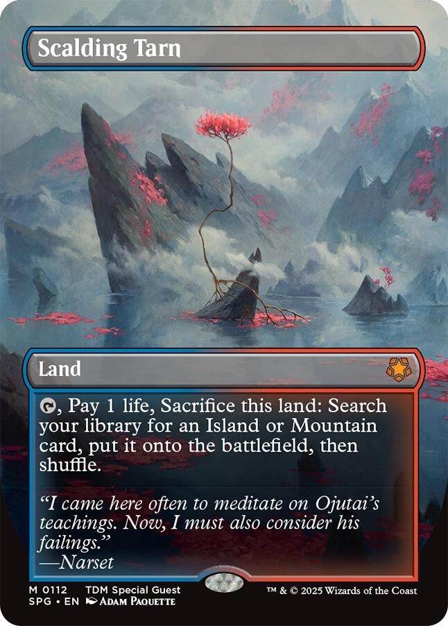 Image for Scalding Tarn (Borderless) (112) (SPG)