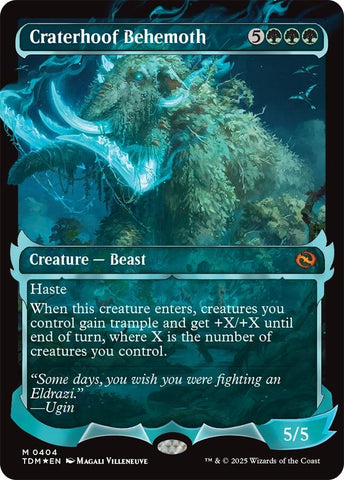 Image for Craterhoof Behemoth (Showcase) (404) (TDM)