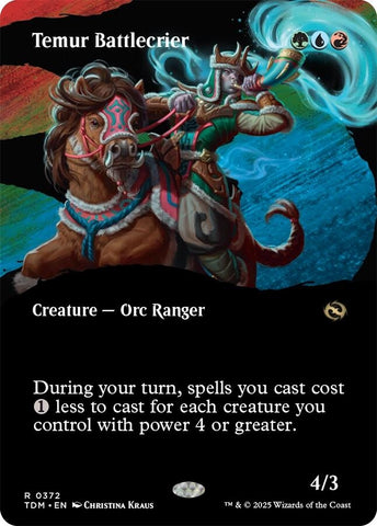 Image for Temur Battlecrier (Borderless) (372) (TDM)