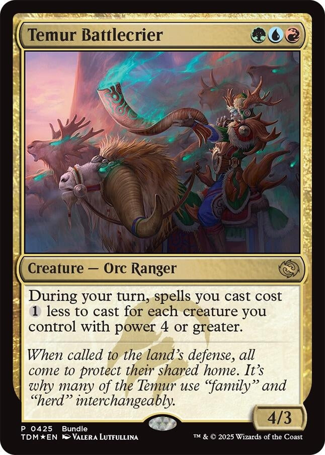 Image for Temur Battlecrier (425) (UMP)