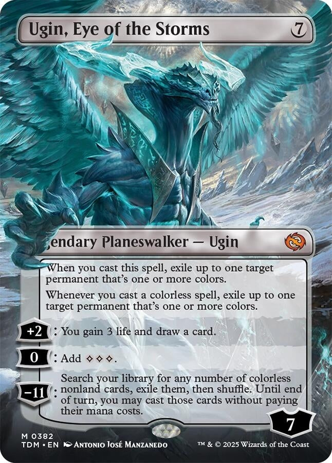 Image for Ugin, Eye of the Storms (Borderless) (382) (TDM)