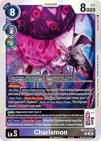 Image for Charismon (BT21-073 R) (World Convergence) (BT-21) - Digimon Card Game