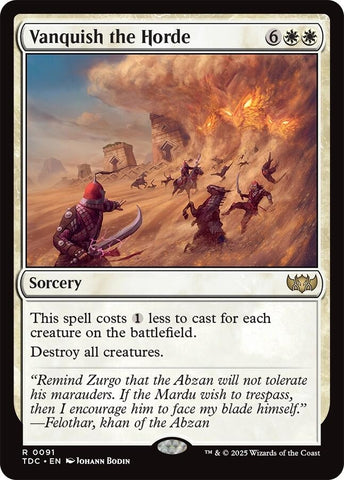 Image for Vanquish the Horde (91) (TDC)