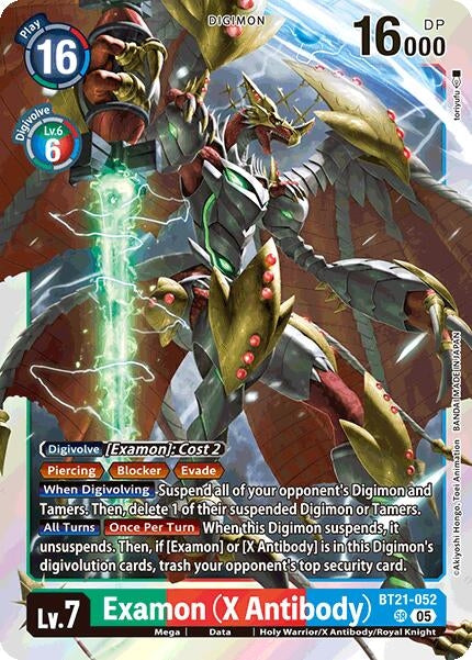 Image for Examon (X Antibody) (BT21-052 SR) (World Convergence) (BT-21) - Digimon Card Game