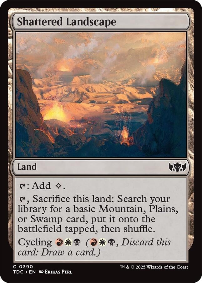 Image for Shattered Landscape (390) (TDC)