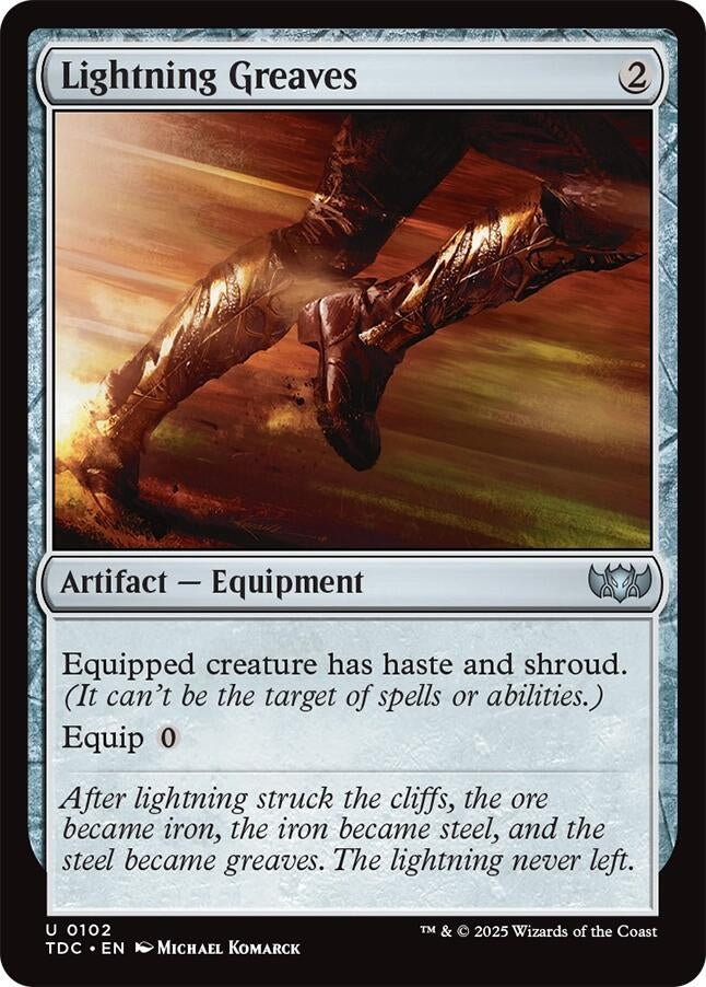 Image for Lightning Greaves (102) (TDC)
