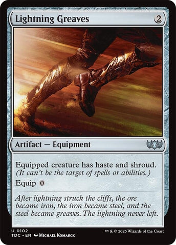 Image for Lightning Greaves (102) (TDC)