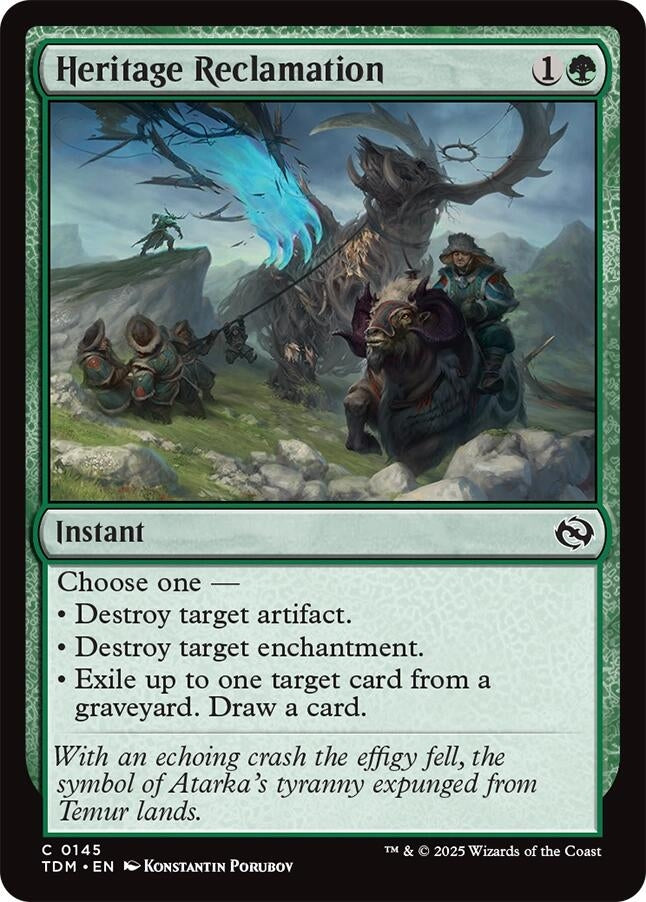 Image for Heritage Reclamation (145) (TDM)